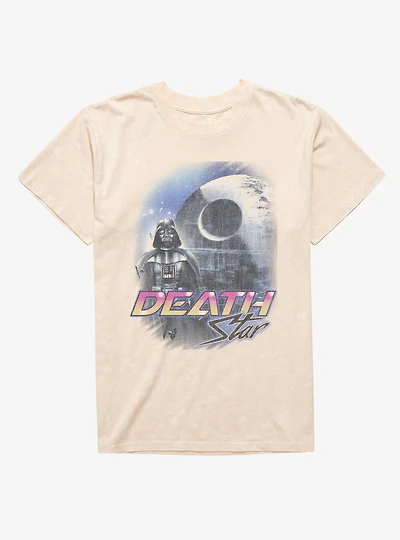 Star Wars Darth Vader Death Retro Mineral Wash T-Shirt