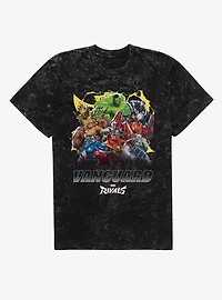 Marvel Rivals Vanguard Power Characters Mineral Wash T-Shirt