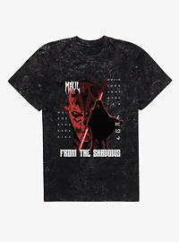 Star Wars: Maul Shadow Lord From The Shadows Welcome Mineral Wash T-Shirt Box Lunch Exclusive