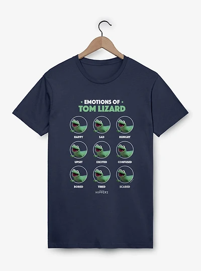 Disney Pixar Hoppers Emotions Of Tom Lizard T-Shirt
