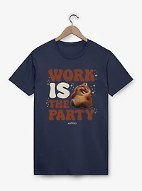 Disney Pixar Hoppers Work Is The Party King Geroge T-Shirt