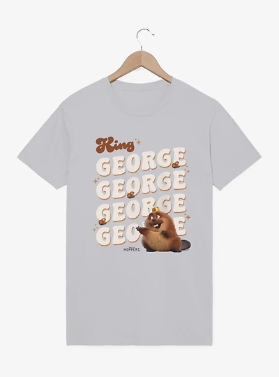 Disney Pixar Hoppers King George Name Stack T-Shirt