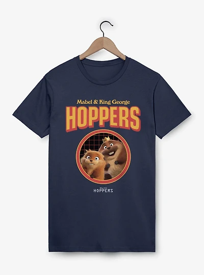 Disney Pixar Hoppers Mabel And King George Circle T-Shirt