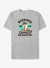 Stranger Things Hopper Coffee Morning Big & Tall T-Shirt