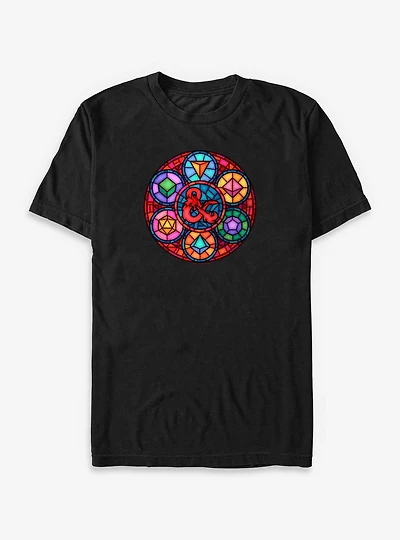 Dungeons & Dragons Stained Glass Ampersand Big Tall T-Shirt