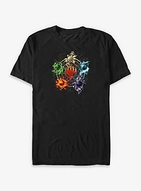 Magic The Gathering Mana Symbols Big & Tall T-Shirt