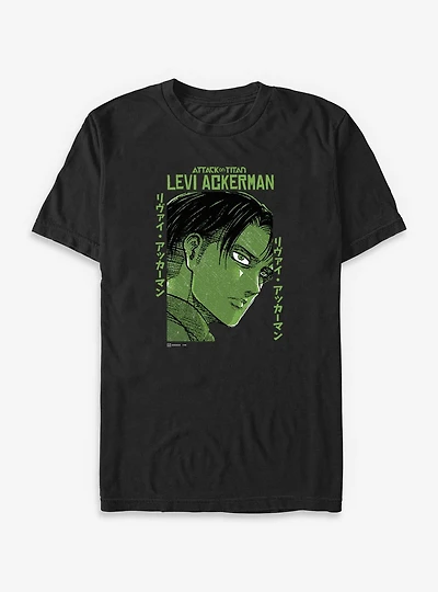 Attack On Titan Levi Ackerman Side Look Big & Tall T-Shirt
