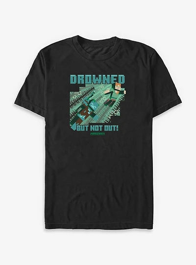 Minecraft Drowned But Not Out Big & Tall T-Shirt