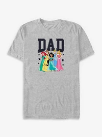 Disney Princesses Dad Collegiate Family Set Big & Tall T-Shirt
