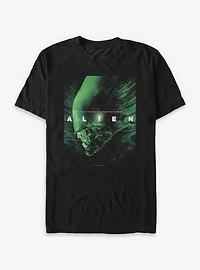 Alien No One Can Hear You Scream Green Big & Tall T-Shirt