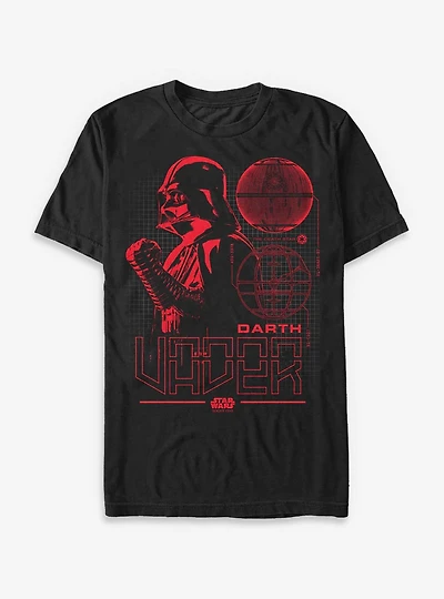 Star War Rogue One Darth Vader Technological Terror Big & Tall T-Shirt