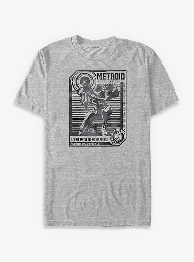Nintendo Posted Metroid Samus Aran Big & Tall T-Shirt