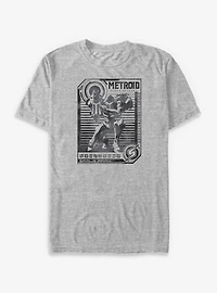 Nintendo Posted Metroid Samus Aran Big & Tall T-Shirt