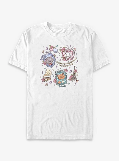 Disney Aristocats Coquette Collage Big & Tall T-Shirt