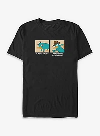 Disney Phineas and Ferb Who Is The Platypus Perry Big & Tall T-Shirt