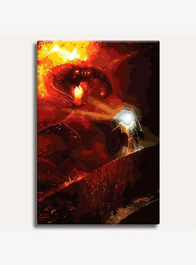 The Lord of the Rings Balrog & Gandalf Paint By Numbers Kit