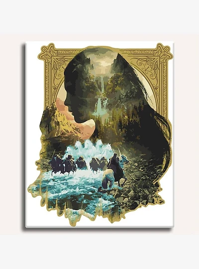 The Lord of the Rings Echoes of Middle-earth Paint By Numbers Kit