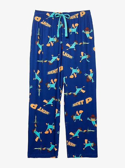 Disney Phineas & Ferb Agent P Allover Print Sleep Pants - BoxLunch Exclusive