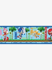 Sonic The Hedgehog Green Hill Characters Border Decal