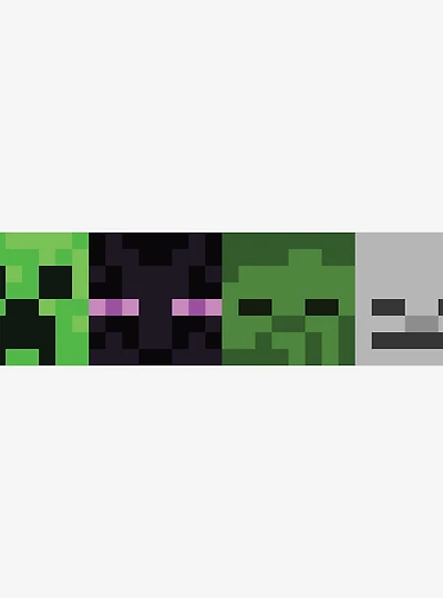 Minecraft Hostile Mobs Border Decal