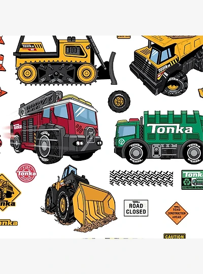 Tonka Trucks Wall Decals