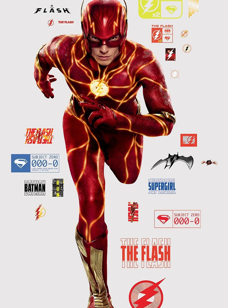 DC Comics The Flash Wall Decals