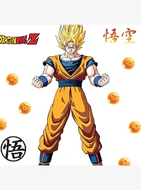 Dragon Ball Z Goku Character Wall Decals