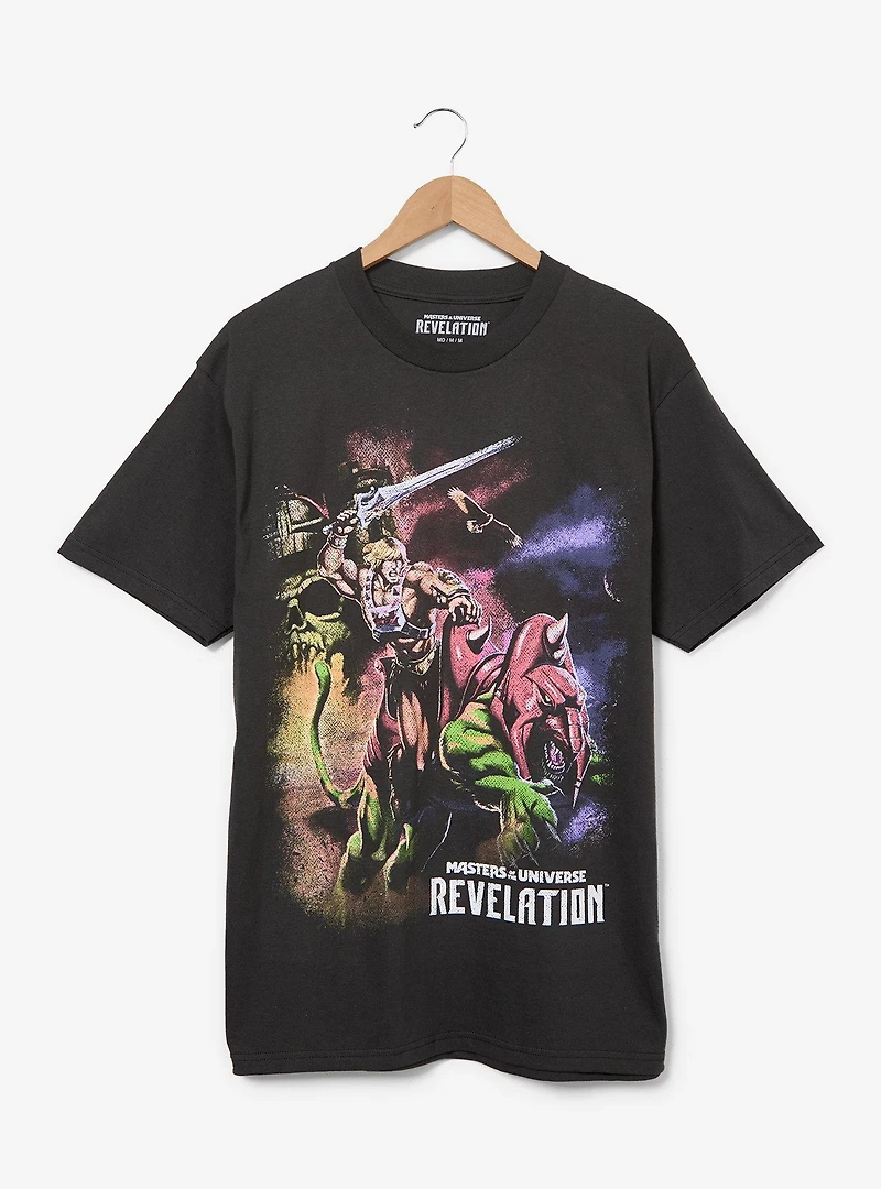 Masters of The Universe: Revelation He-Man and Battle Cat T-Shirt - BoxLunch Exclusive