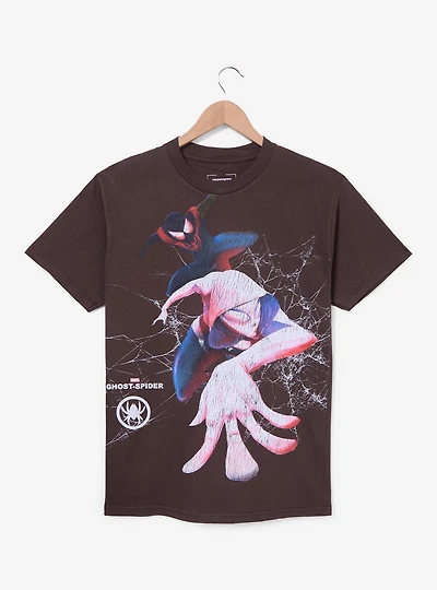 Marvel Spider-Man: Into the Spider-Verse Ghost Spider & Miles Morales T-Shirt - BoxLunch Exclusive