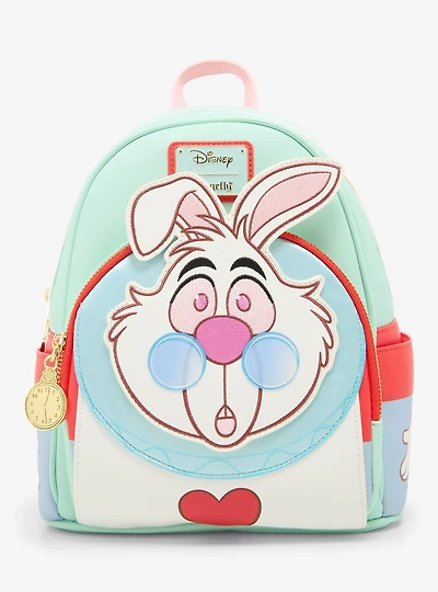 Loungefly Disney Alice in Wonderland White Rabbit Figural Mini Backpack - BoxLunch Exclusive