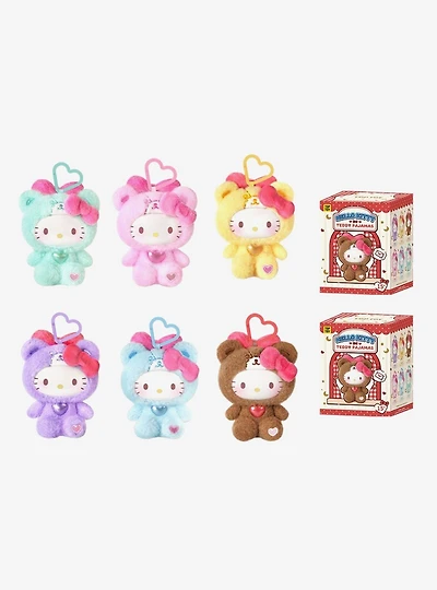 Sanrio Hello Kitty Teddy Pajamas Blind Box Plush Clip