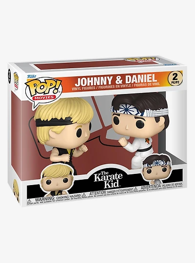 Funko Pop! Movies The Karate Kid Johnny & Daniel 2-Pack Vinyl Figures