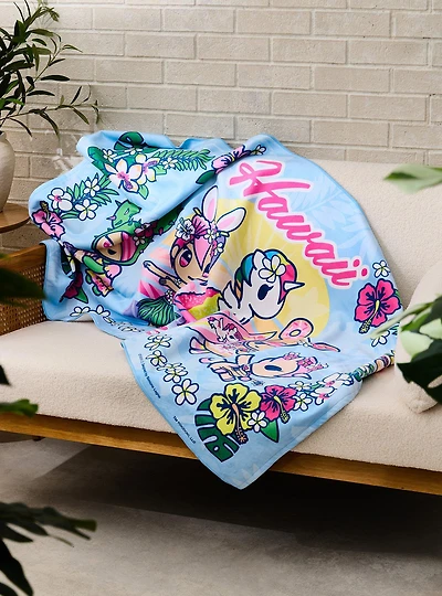 tokidoki Hawaii Ohana Beach Towel