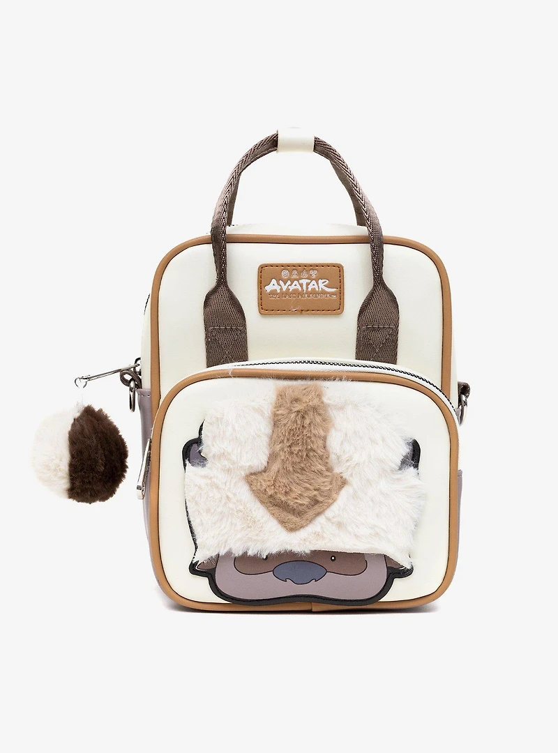 Avatar: The Last Airbender Appa Furry Face and Yip Yip Crossbody Bag