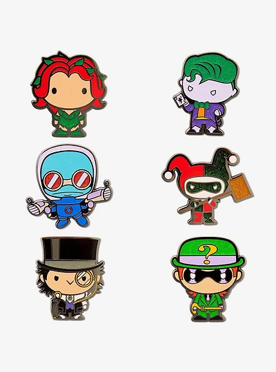 DC Comics Chibi Villains Mystery Enamel Pin Blind Box Series