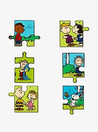 Peanuts Puzzle Mystery Enamel Pin Bling Box Series