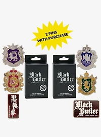 Black Butler Mystery Enamel Pin Blind Box Series 2 Pack