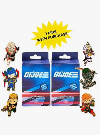 GI Joe Chibi Mystery Enamel Pin Blind Box Series 2 Pack