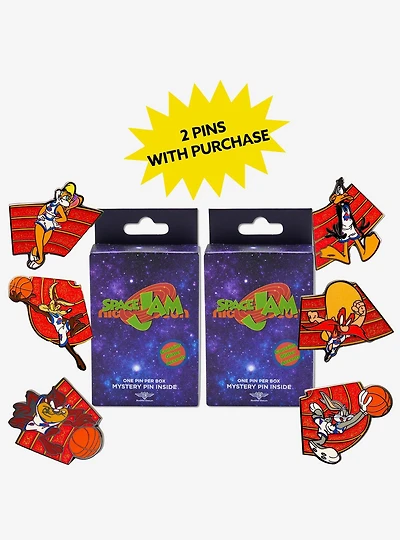 Looney Tunes Space Jam Mystery Enamel Pin Blind Box Series 2 Pack