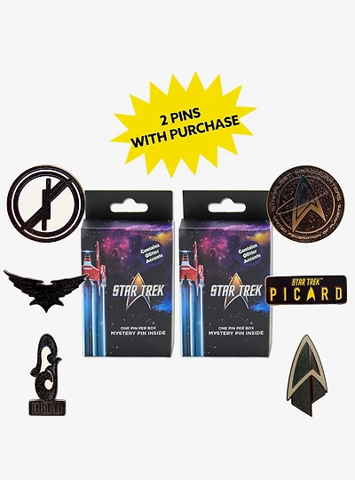 Star Trek Mystery Enamel Pin Blind Box Series 2 Pack