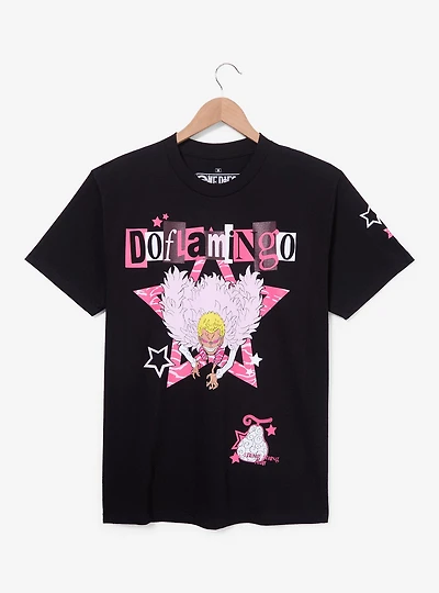 One Piece Doflamingo Star Portrait T-Shirt - BoxLunch Exclusive