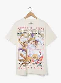 One Piece Monkey D. Luffy Gear 5 Multi-Portrait T-Shirt - BoxLunch Exclusive