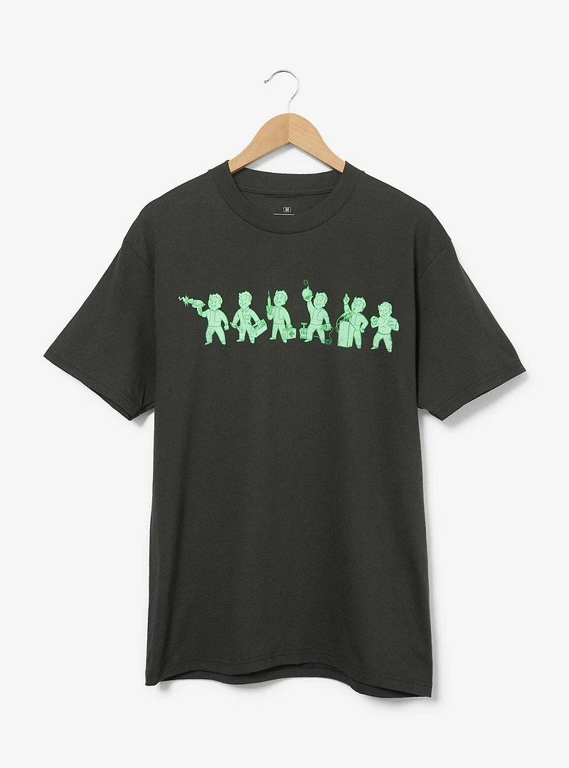 Fallout Vault Boy Multi Portrait T-Shirt - BoxLunch Exclusive