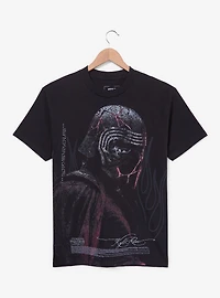 Star Wars Kylo Ren Cracked Helmet Portrait T-Shirt - BoxLunch Exclusive