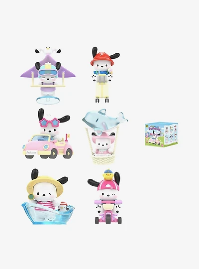 Top Toy Sanrio Pochacco Travel Diary Series Blind Box Figure
