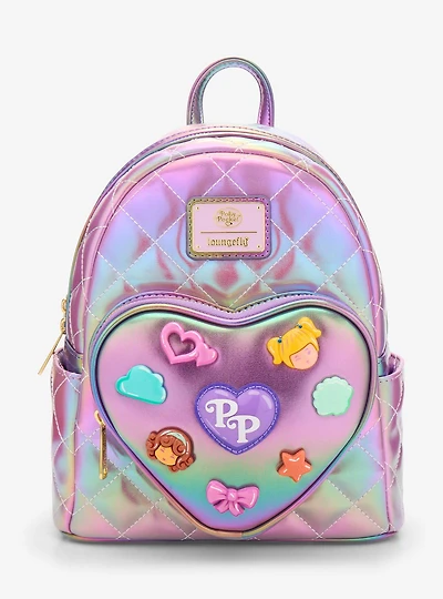 Loungefly Polly Pocket Iridescent Quilted Heart Mini Backpack - BoxLunch Exclusive