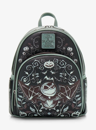 Loungefly Disney The Nightmare Before Christmas Jack Skellington Pumpkin King Mini Backpack - BoxLunch Exclusive