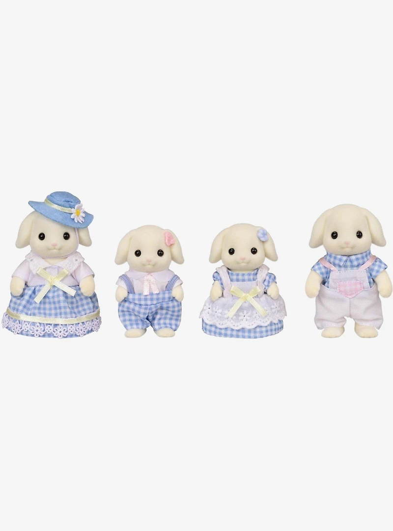 Calico Critters Flora Rabbit Family Figure Set