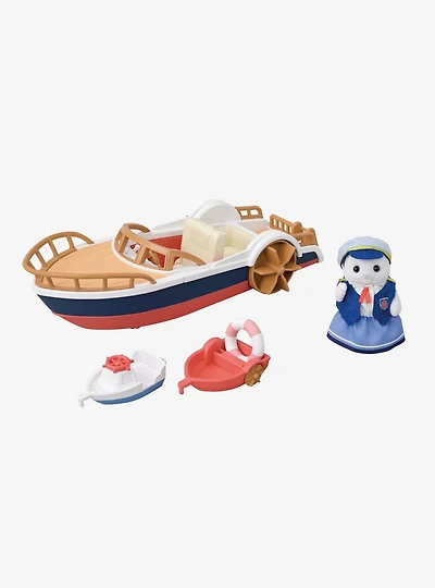 Calico Critters Sea Sailors Leisure Boat Figure Set