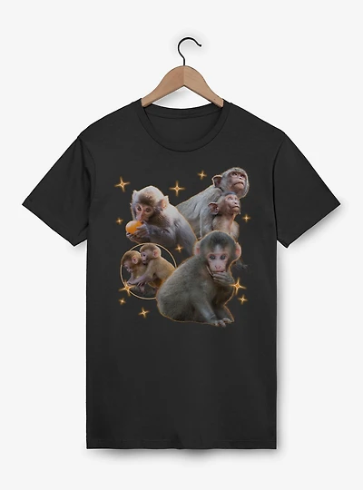 Lonely Monkey Friendship Collage T-Shirt